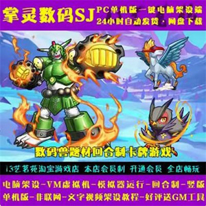 掌灵数码SJ手游一键端卡牌类竖版游戏PC模拟器版